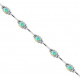 Ethiopian Opal Bracelet Silver