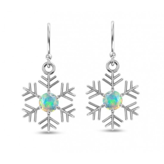 Sterling Silver Ethiopian Opal Earrings Sterling Silver Ethiopian Opal Earrings