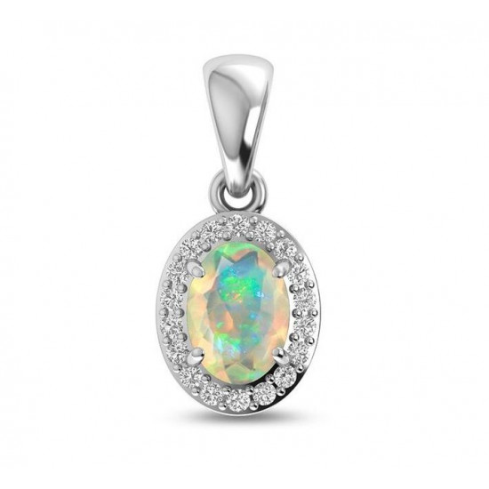 Sterling Silver Ethiopian Opal pendant Sterling Silver Ethiopian Opal pendant
