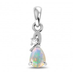 Sterling Silver Ethiopian Opal pendant
