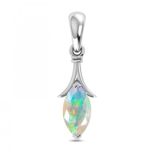 Sterling Silver Ethiopian Opal pendant
