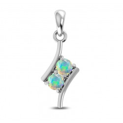 Sterling Silver Ethiopian Opal pendant
