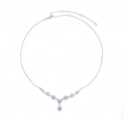 Sterling Silver balloon Opal Necklace