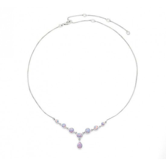 Sterling Silver balloon Opal Necklace Sterling Silver balloon Opal Necklace