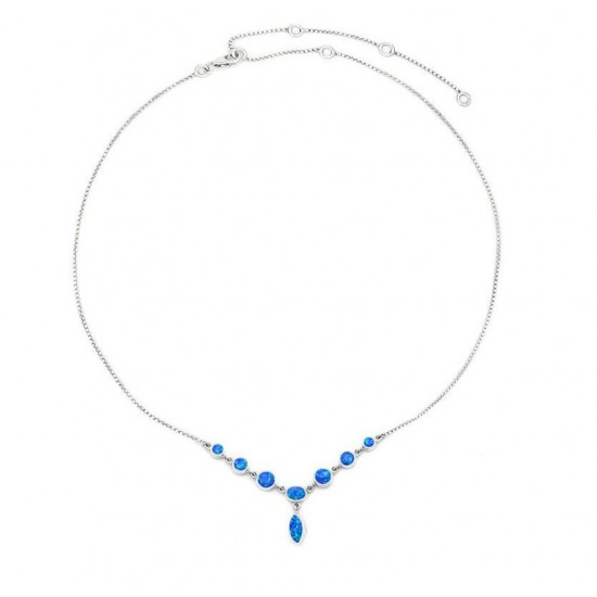Sterling Silver balloon Opal Necklace Sterling Silver balloon Opal Necklace