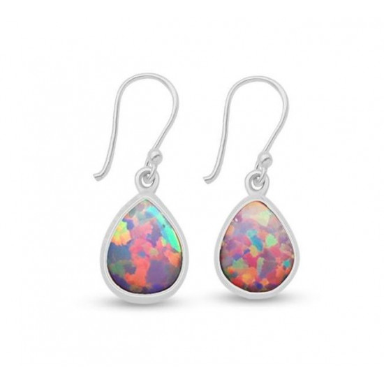 Sterling Silver Balloon Opal Earrings Sterling Silver Balloon Opal Earrings