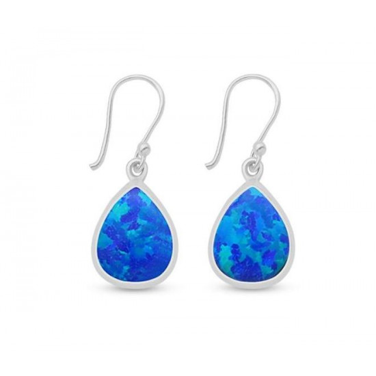 Sterling Silver Balloon Opal Earrings Sterling Silver Balloon Opal Earrings
