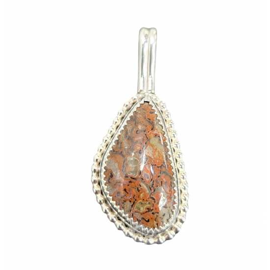 pendant gem bone real dinosaur bones silver