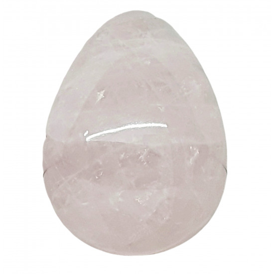 Rose quartz egg