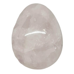 Rose quartz egg