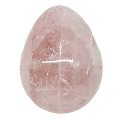 Rose quartz egg
