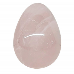 Rose quartz egg