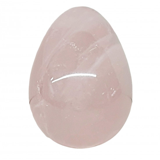 Rose quartz egg