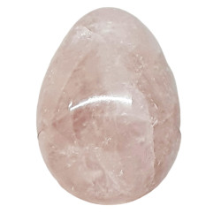 Rose quartz egg