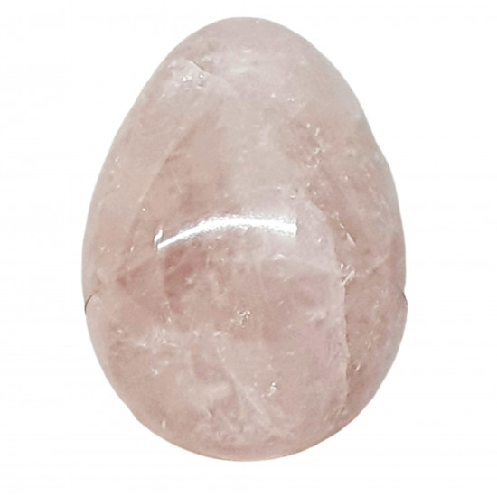 Rose quartz egg