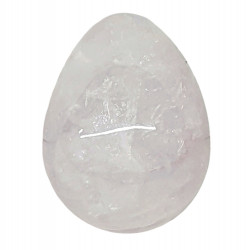 Rose quartz egg