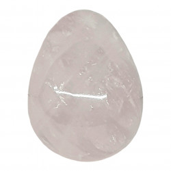 Rose quartz egg