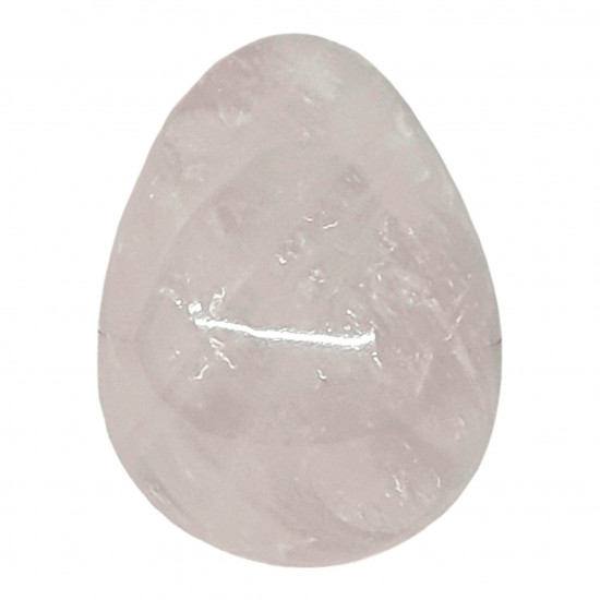 Rose quartz egg