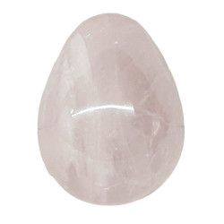 Rose quartz egg