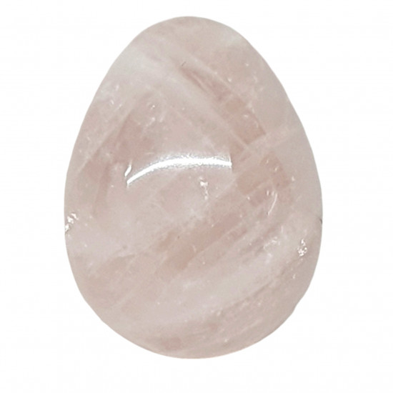 Rose quartz egg