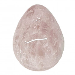 Rose quartz egg