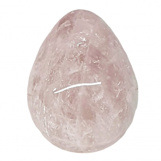 Rose quartz egg