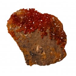 vanadinite on barite 