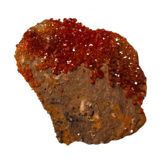 vanadinite on barite 
