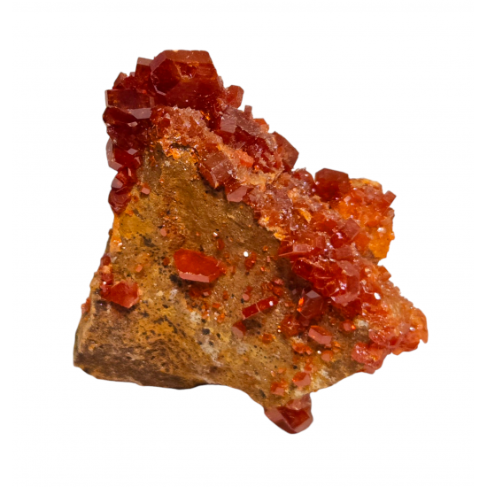 vanadinite on barite 