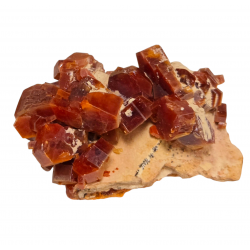 vanadinite on barite 