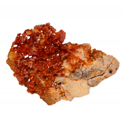 vanadinite on barite 