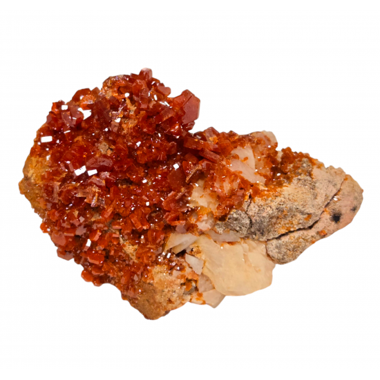 vanadinite on barite 