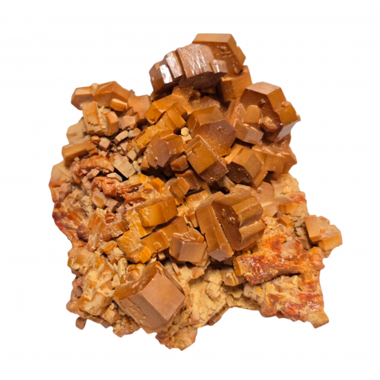vanadinite on barite 