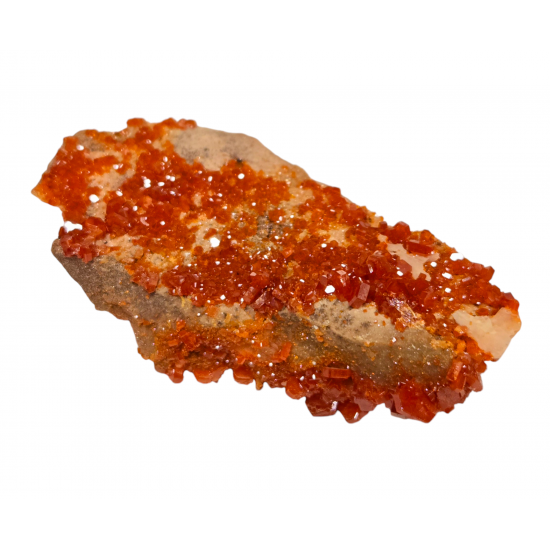 vanadinite on barite 