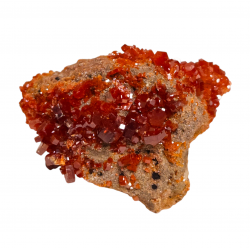 vanadinite on barite 