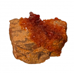 vanadinite on barite 