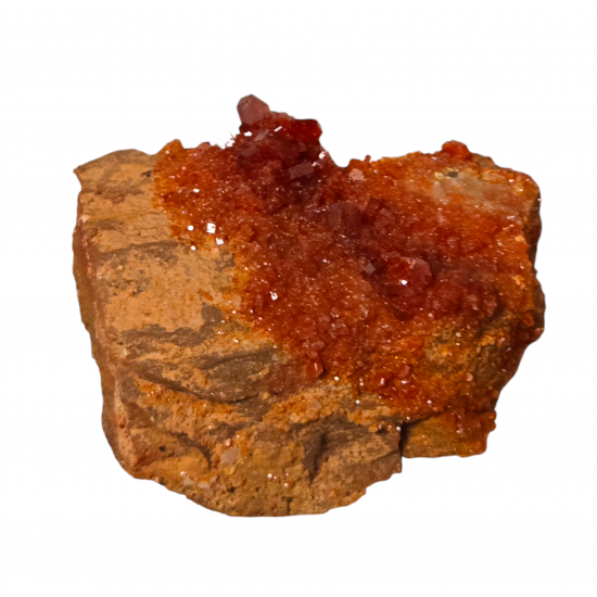 vanadinite on barite 