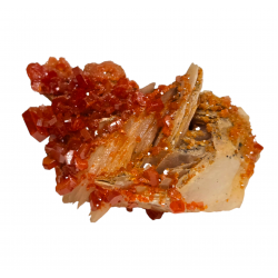 vanadinite on barite 
