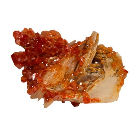 vanadinite on barite 