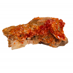 vanadinite on barite 