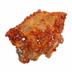 vanadinite on barite 