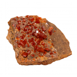 vanadinite on barite 