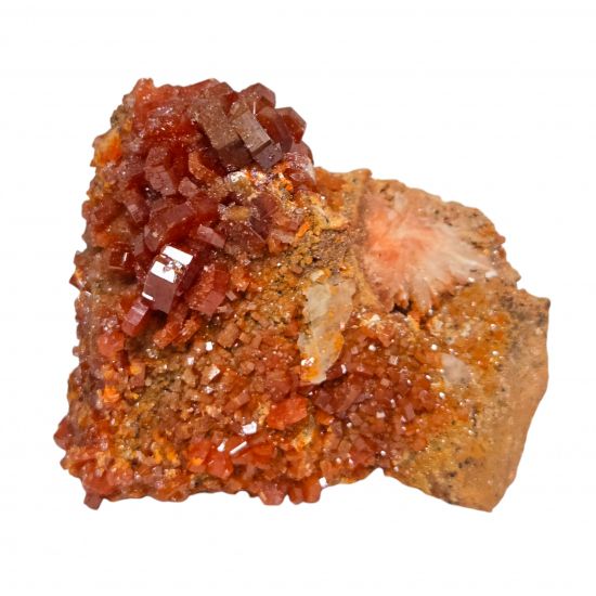 vanadinite on barite 
