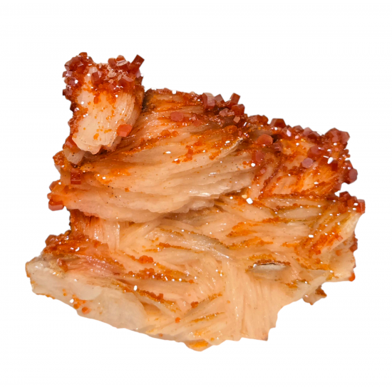 vanadinite on barite 