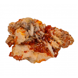 vanadinite on barite 