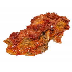 vanadinite on barite 