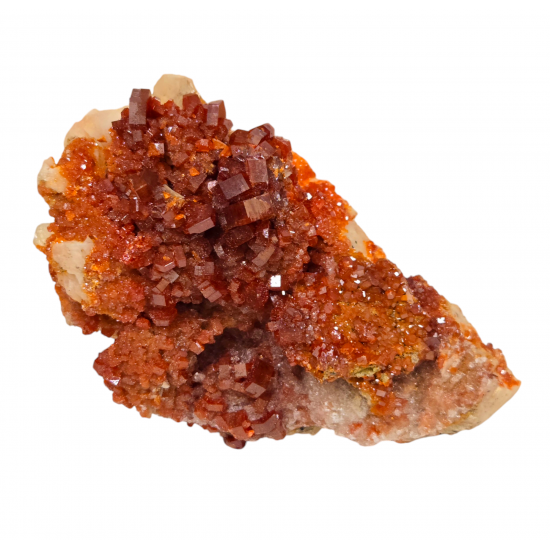 vanadinite on barite 