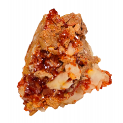 vanadinite on barite 