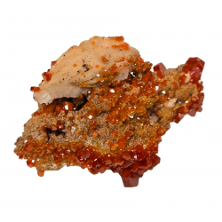 vanadinite on barite 