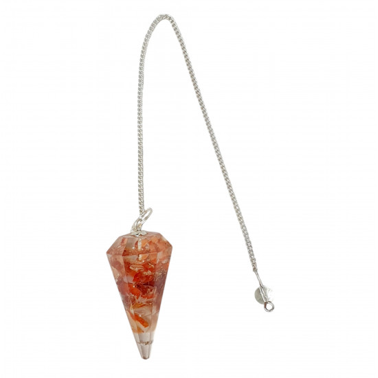 orgonite pendulum carnelian